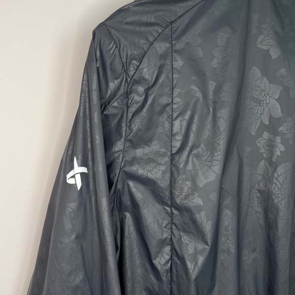 Windbreaker – Charcoal Gray with Pink Trim - Picture 7 of 15